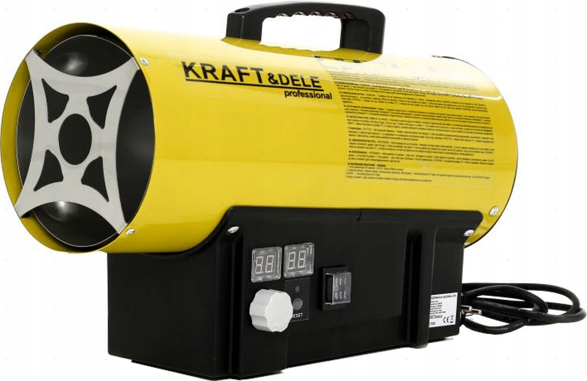 Plynový ohrievač Kraft&Dele 40 kW + rukavice XL